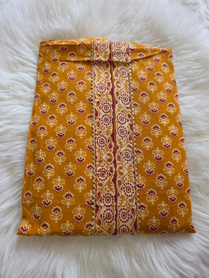 Mustard Paisley Suit